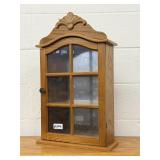 Oak Display Cabinet