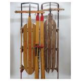 Wooden Sleds & Skiis