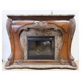 Michael Amini AICO Eden Fireplace