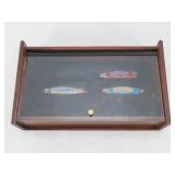 Franklin Mint Collectors Knives w/ Display