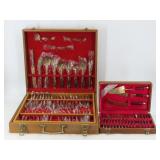 Brass Flatware w/ Teak Wood Handles