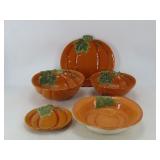 Ceramic Pumpkin Platters/Bowls