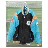 NFL Miami Dolphins Leather Jacket
