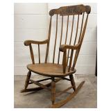 Nichols & Stone Stenciled Rocking Chair