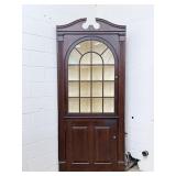 Mahogany Corner Cupboard