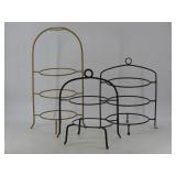 Metal Plate Holders/Dessert Display Stands
