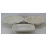 Assorted White Ceramic Serving Wares