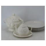 Signature White Ceramic Dinnerware