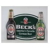Becks Brewing Advertising Signs