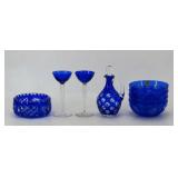 Cobalt Blue Glassware / Crystal
