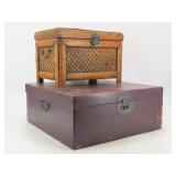 Lift Top Wooden Storage Chests