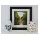 Dog Themed Artwork & Cannisters