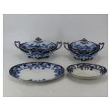 Royal Staffordshire Flow Blue
