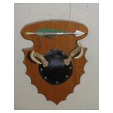Deer Antler And Arrow Plaque