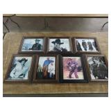 Framed Western Actor Photographs