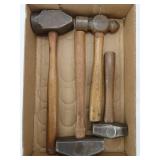 Vintage Blacksmith And Machinist Hammers