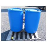 55-Gallon Plastic Drums