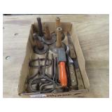 Butchering Tools And Hog Scrapers