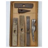 Forged Iron Wedges And Chisels