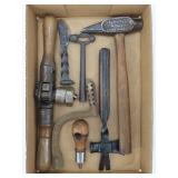 Vintage Hand Drilling And Shop Tools
