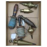 Antique Plumb Bobs & Line Reels