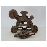 Antique Cast Iron Hay Trolley