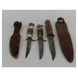 Vintage Fixed Blade Hunting Knives