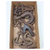 Forged Iron Hooks And Chain Hardware