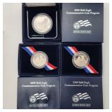 2008 Bald Eagle Proof Silver $1 + Halves (2)