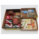 Tobacco Advertising Tins, Postcards And Ephemera