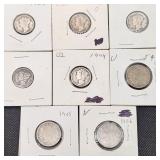 Mercury Silver Dimes + Liberty V Nickels