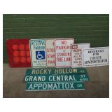 Street, Parking, And Warning Signs