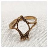 10K Gold As Found Ring No Stone
