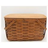 Shelton Oak Splint Picnic Basket