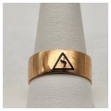 10K Gold 14th Degree Masonic Ring