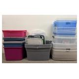 Plastic Storage Totes And Lids