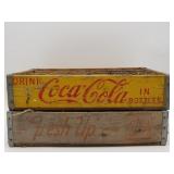 Coca-Cola And 7 Up Soda Crates
