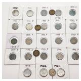 Silver US Wartime Nickels +