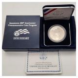 2007 Jamestown 400th Proof Silver $1