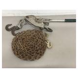 Cable Come Along And Tow Chain