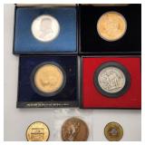 1975 & '76 Bicentennial Silver & Bronze Medals +