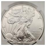 2017 American Eagle Silver $1 MS 70 Early Release