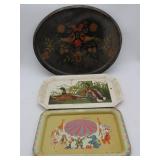 Decorated Serving Trays