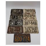 Virginia License Plates
