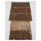 Early Virginia License Plates