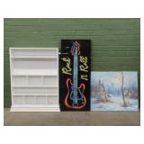 Wall Shelf And Decorative Wall Art