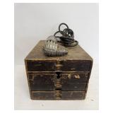 Vintage Electrical Parts Cabinet
