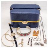 Bulova 7j Watch + Costume Jewelry