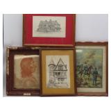 Framed Historical Artwork
