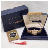 Bulova L8 Watch w/ Boxes & Tassled Guarantee Card